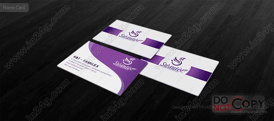 In Card Nhà Hàng