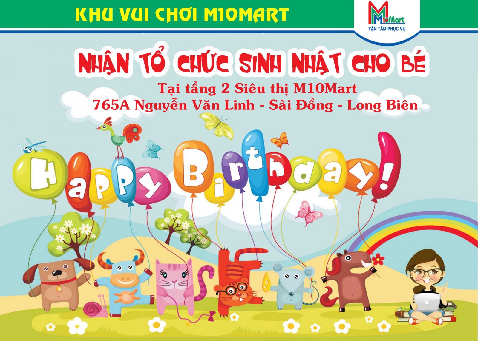 In tờ rơi chúc mừng sinh nhật