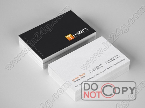In Name card Cửa hàng thời trang